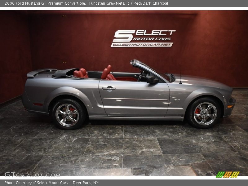 Tungsten Grey Metallic / Red/Dark Charcoal 2006 Ford Mustang GT Premium Convertible