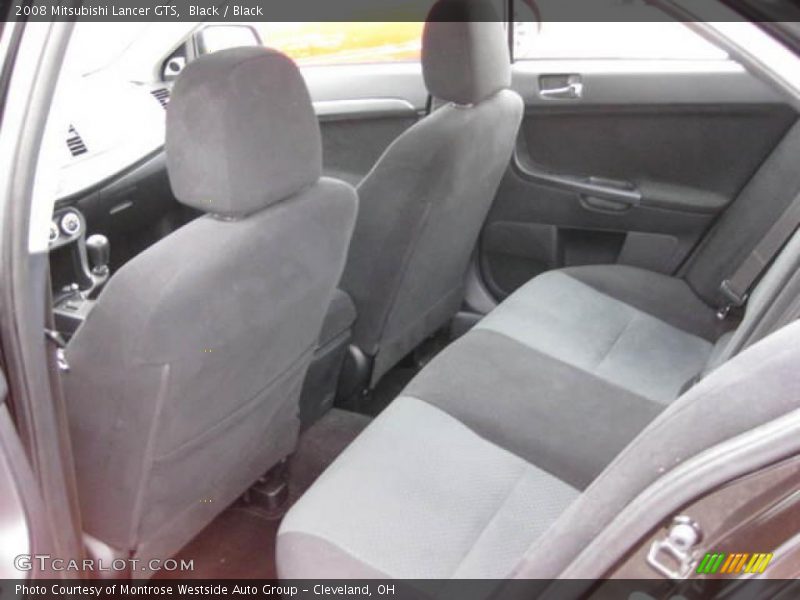 Black / Black 2008 Mitsubishi Lancer GTS