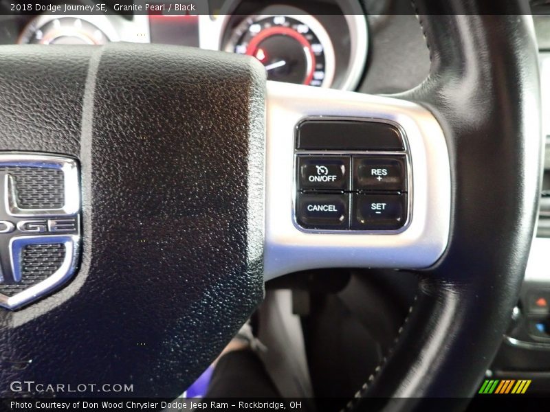 Granite Pearl / Black 2018 Dodge Journey SE
