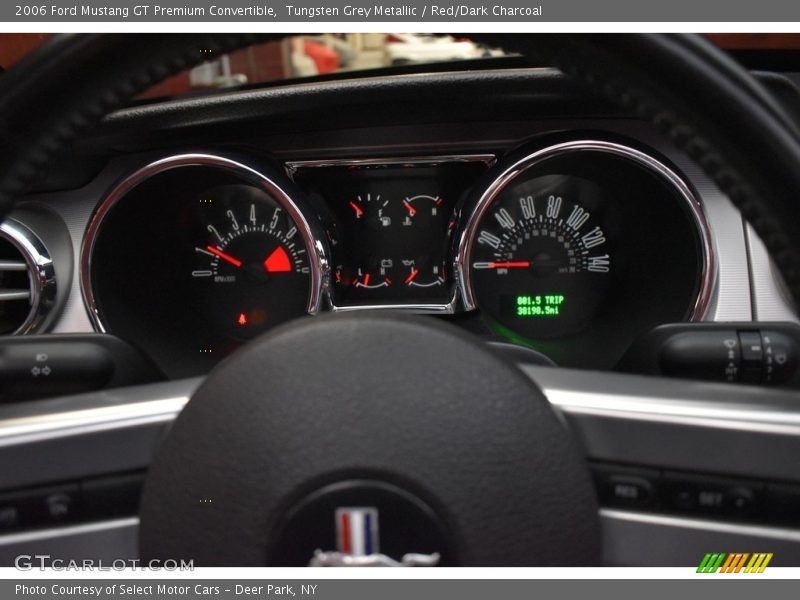 Tungsten Grey Metallic / Red/Dark Charcoal 2006 Ford Mustang GT Premium Convertible