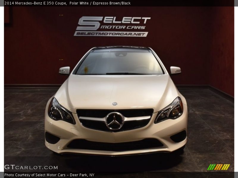 Polar White / Espresso Brown/Black 2014 Mercedes-Benz E 350 Coupe