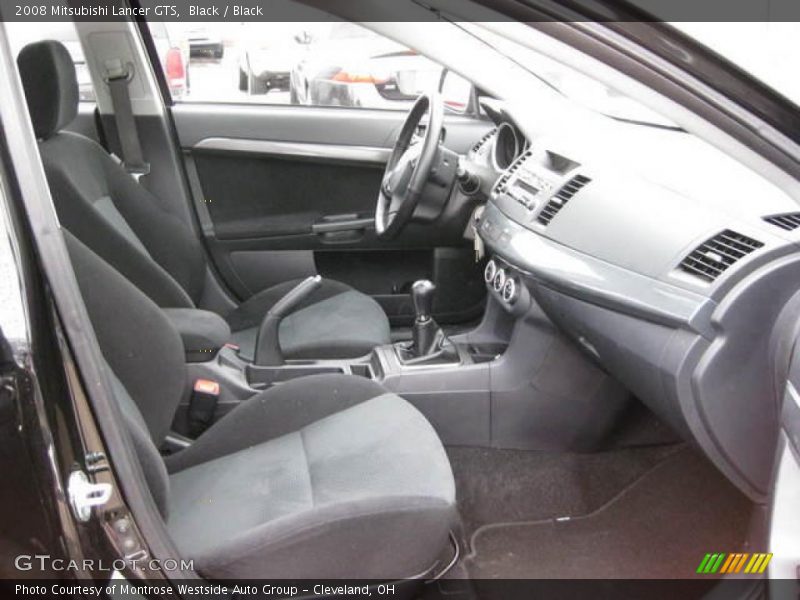 Black / Black 2008 Mitsubishi Lancer GTS