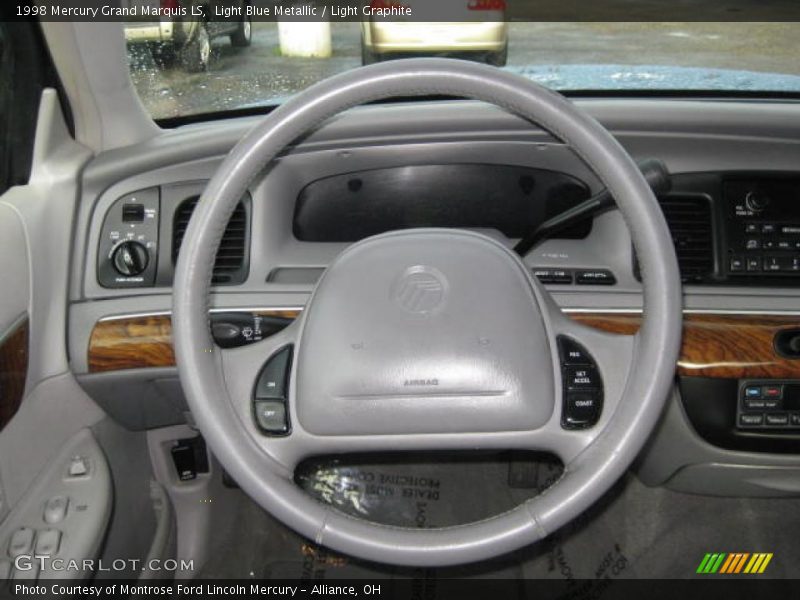 Light Blue Metallic / Light Graphite 1998 Mercury Grand Marquis LS