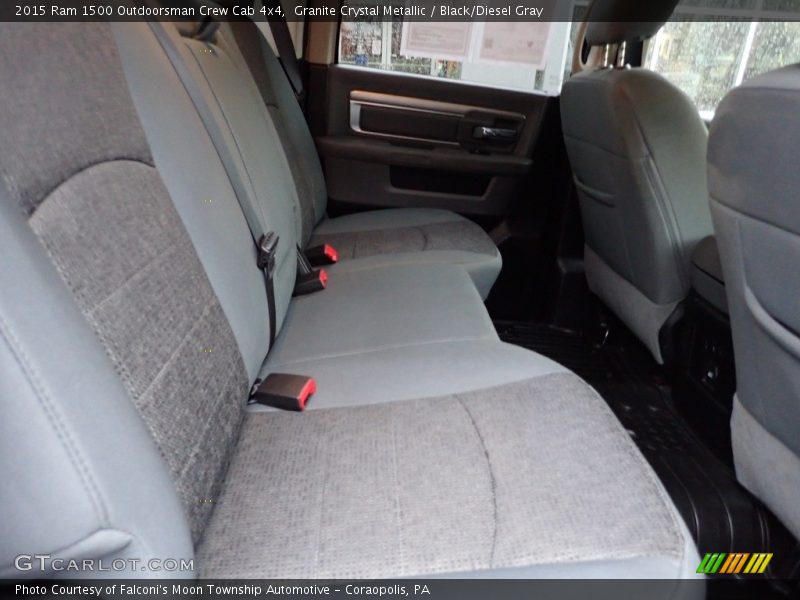 Rear Seat of 2015 1500 Outdoorsman Crew Cab 4x4