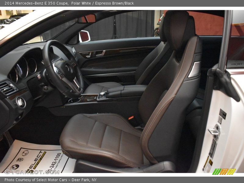 Front Seat of 2014 E 350 Coupe