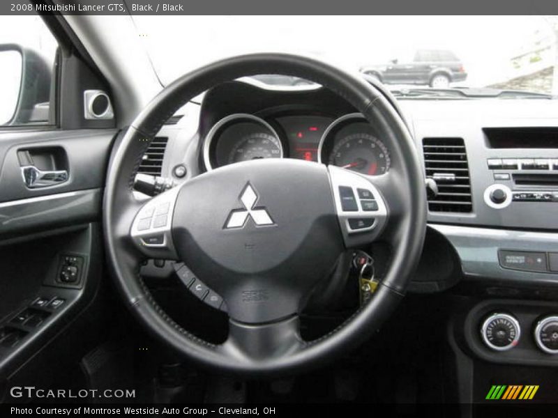 Black / Black 2008 Mitsubishi Lancer GTS