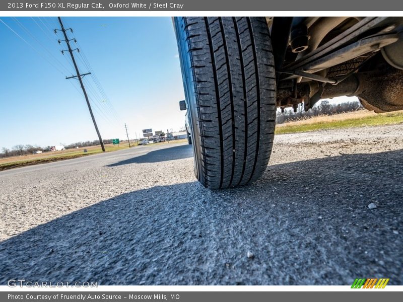 Oxford White / Steel Gray 2013 Ford F150 XL Regular Cab