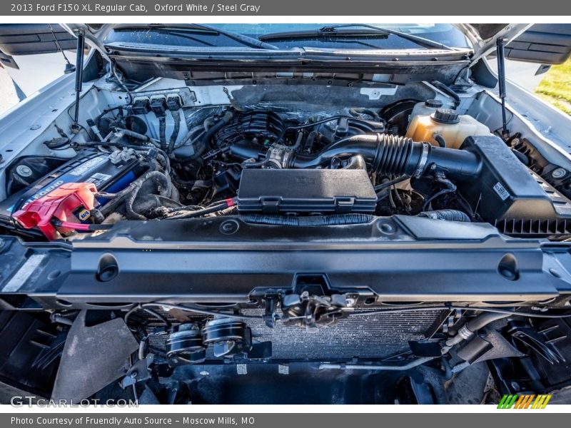 Oxford White / Steel Gray 2013 Ford F150 XL Regular Cab