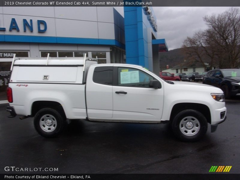 Summit White / Jet Black/Dark Ash 2019 Chevrolet Colorado WT Extended Cab 4x4
