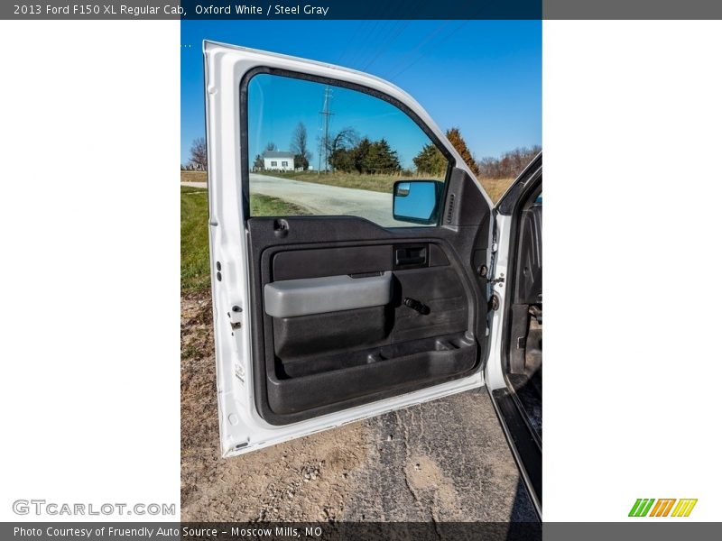 Oxford White / Steel Gray 2013 Ford F150 XL Regular Cab