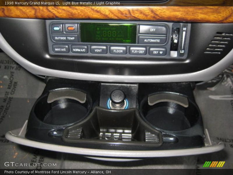 Light Blue Metallic / Light Graphite 1998 Mercury Grand Marquis LS