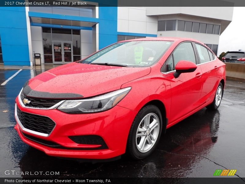 Red Hot / Jet Black 2017 Chevrolet Cruze LT