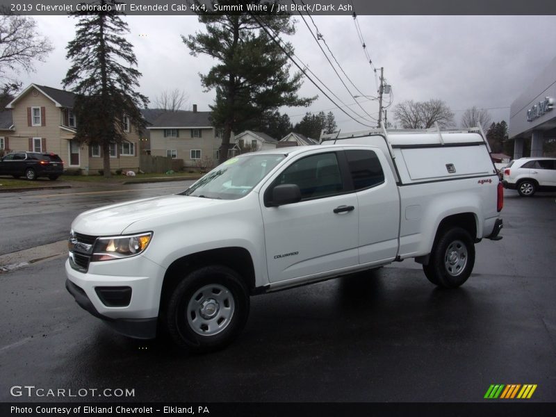 Summit White / Jet Black/Dark Ash 2019 Chevrolet Colorado WT Extended Cab 4x4