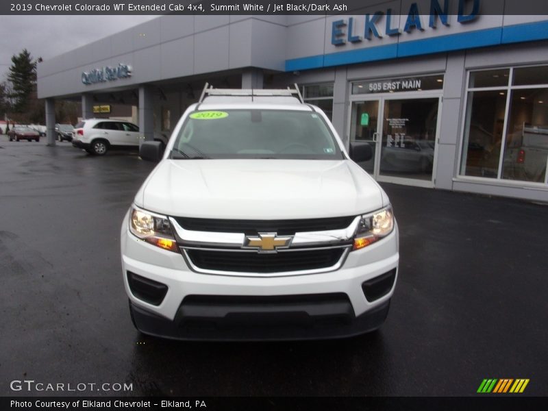 Summit White / Jet Black/Dark Ash 2019 Chevrolet Colorado WT Extended Cab 4x4
