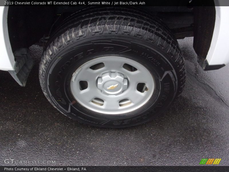 Summit White / Jet Black/Dark Ash 2019 Chevrolet Colorado WT Extended Cab 4x4