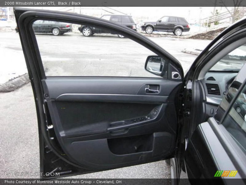 Black / Black 2008 Mitsubishi Lancer GTS