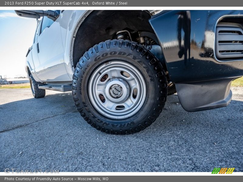 Oxford White / Steel 2013 Ford F250 Super Duty XLT SuperCab 4x4