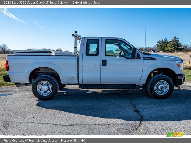 Oxford White / Steel 2013 Ford F250 Super Duty XLT SuperCab 4x4