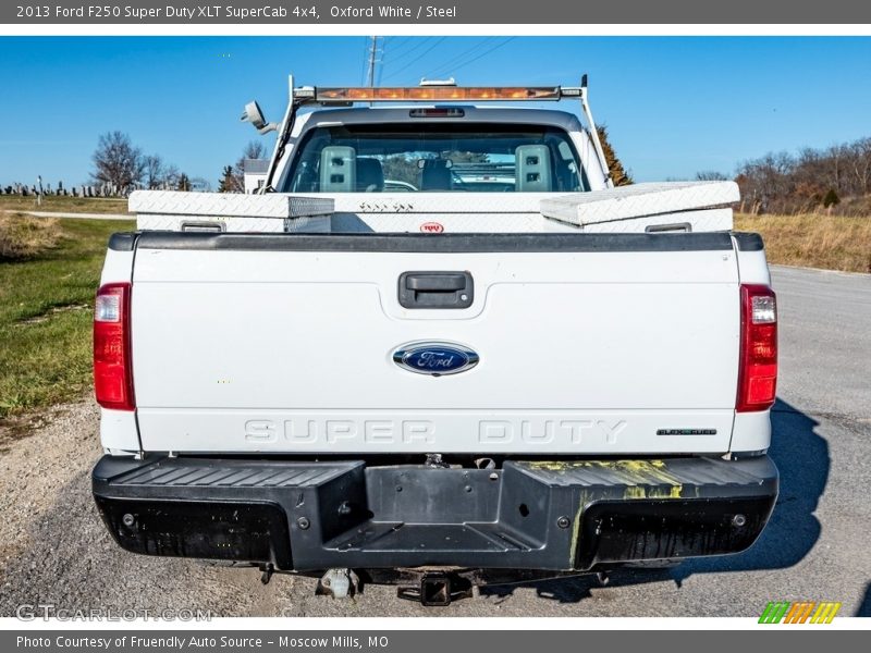Oxford White / Steel 2013 Ford F250 Super Duty XLT SuperCab 4x4