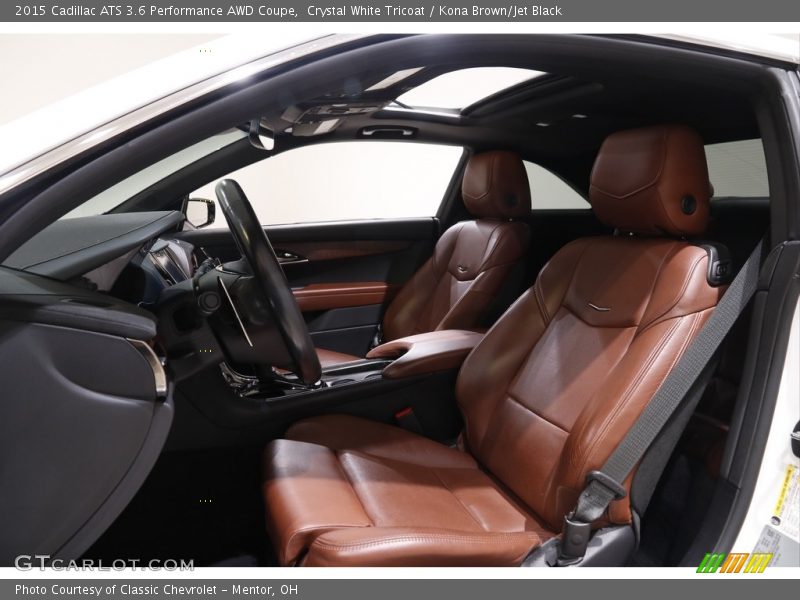  2015 ATS 3.6 Performance AWD Coupe Kona Brown/Jet Black Interior