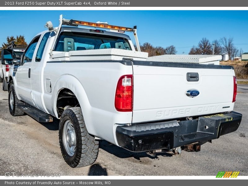 Oxford White / Steel 2013 Ford F250 Super Duty XLT SuperCab 4x4