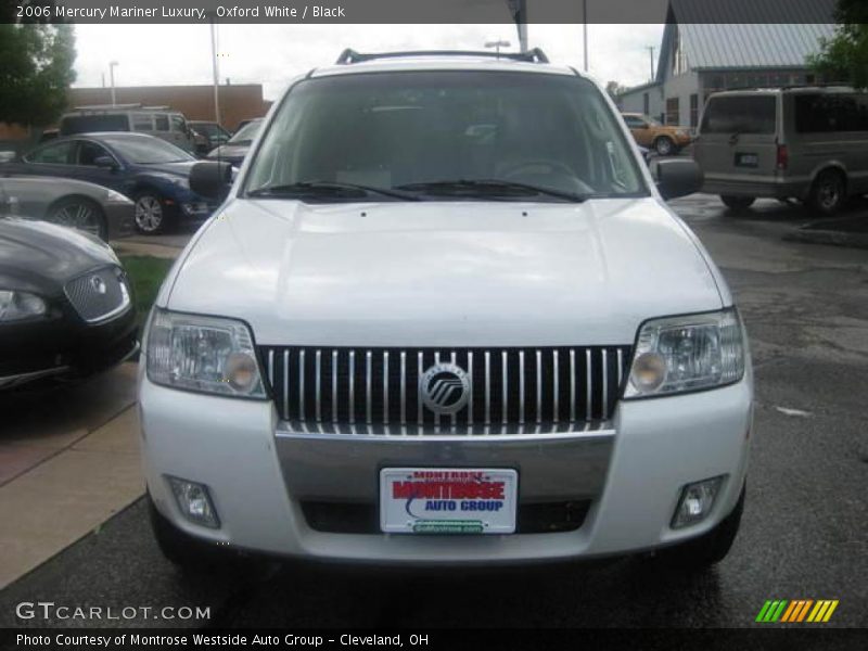 Oxford White / Black 2006 Mercury Mariner Luxury