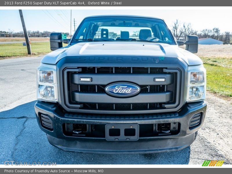Oxford White / Steel 2013 Ford F250 Super Duty XLT SuperCab 4x4