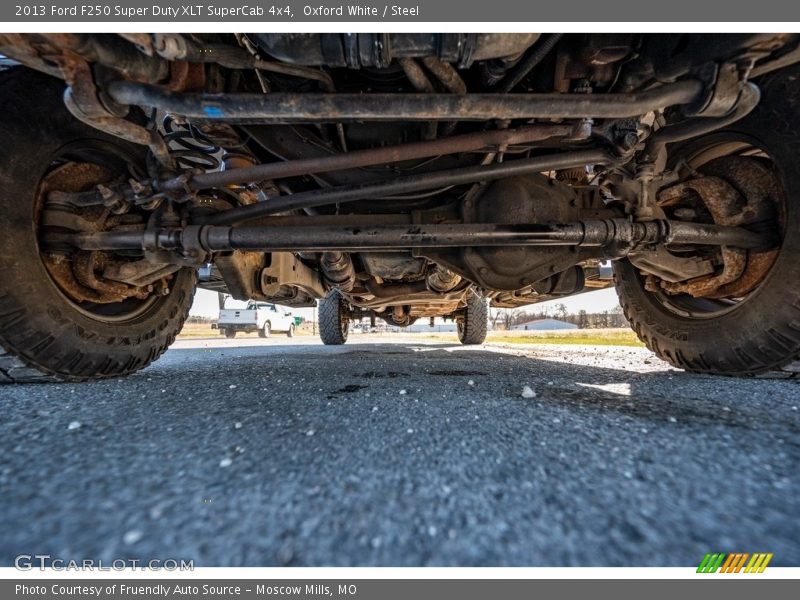 Oxford White / Steel 2013 Ford F250 Super Duty XLT SuperCab 4x4