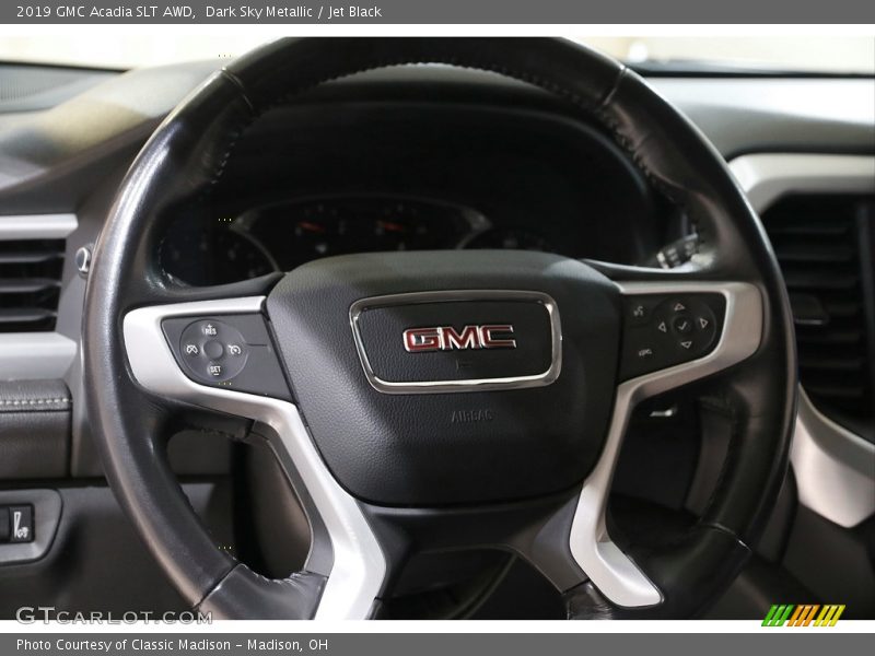 Dark Sky Metallic / Jet Black 2019 GMC Acadia SLT AWD
