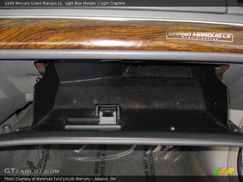 Light Blue Metallic / Light Graphite 1998 Mercury Grand Marquis LS