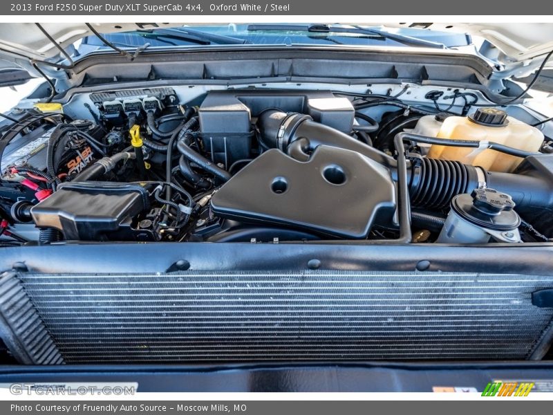 Oxford White / Steel 2013 Ford F250 Super Duty XLT SuperCab 4x4