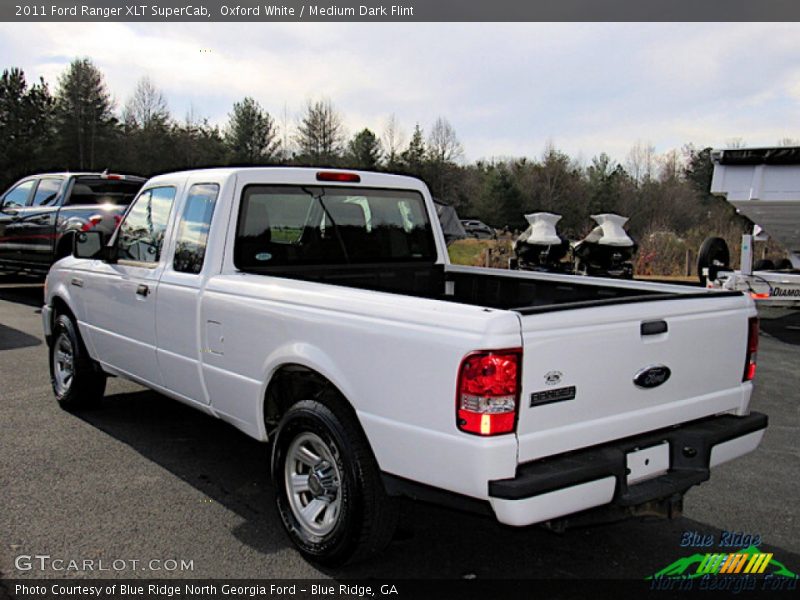 Oxford White / Medium Dark Flint 2011 Ford Ranger XLT SuperCab