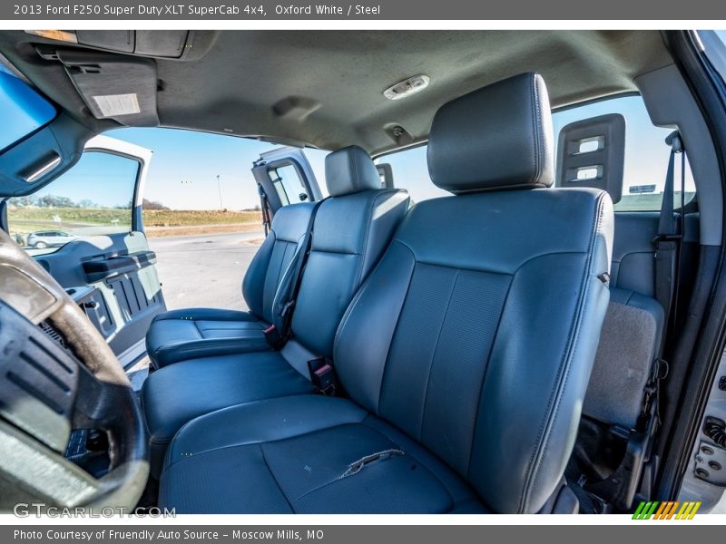 Oxford White / Steel 2013 Ford F250 Super Duty XLT SuperCab 4x4