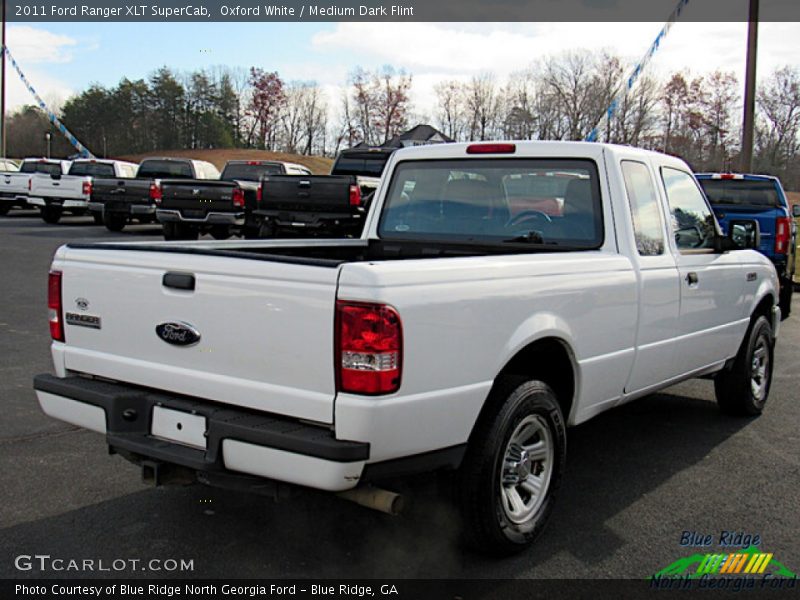 Oxford White / Medium Dark Flint 2011 Ford Ranger XLT SuperCab