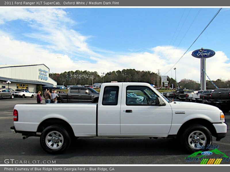 Oxford White / Medium Dark Flint 2011 Ford Ranger XLT SuperCab