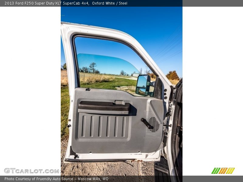 Oxford White / Steel 2013 Ford F250 Super Duty XLT SuperCab 4x4