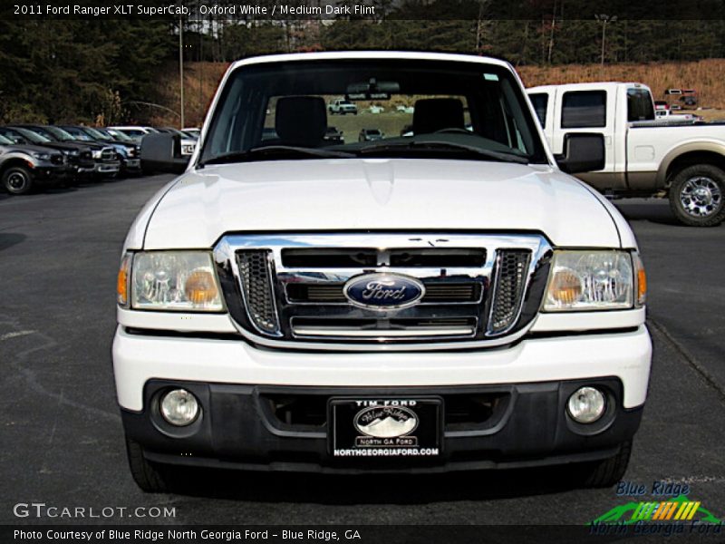 Oxford White / Medium Dark Flint 2011 Ford Ranger XLT SuperCab
