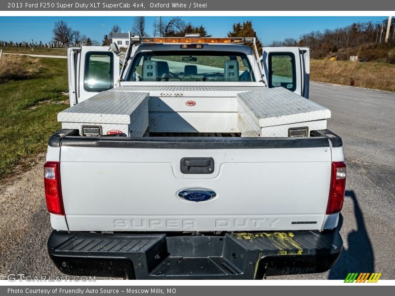 Oxford White / Steel 2013 Ford F250 Super Duty XLT SuperCab 4x4