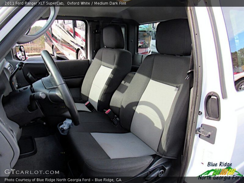 Oxford White / Medium Dark Flint 2011 Ford Ranger XLT SuperCab
