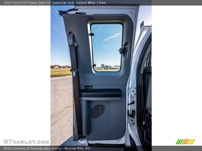 Oxford White / Steel 2013 Ford F250 Super Duty XLT SuperCab 4x4