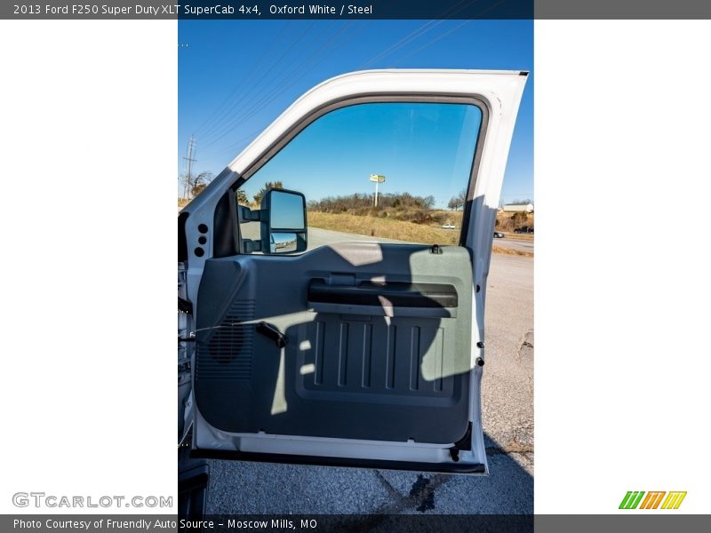 Oxford White / Steel 2013 Ford F250 Super Duty XLT SuperCab 4x4