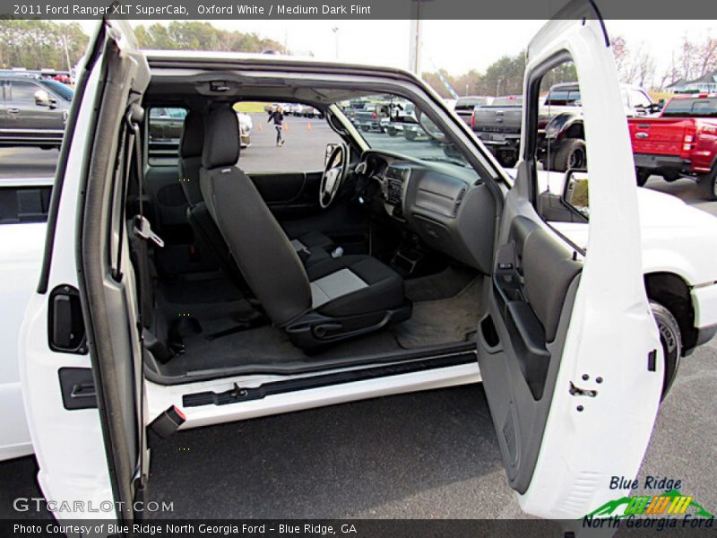 Oxford White / Medium Dark Flint 2011 Ford Ranger XLT SuperCab