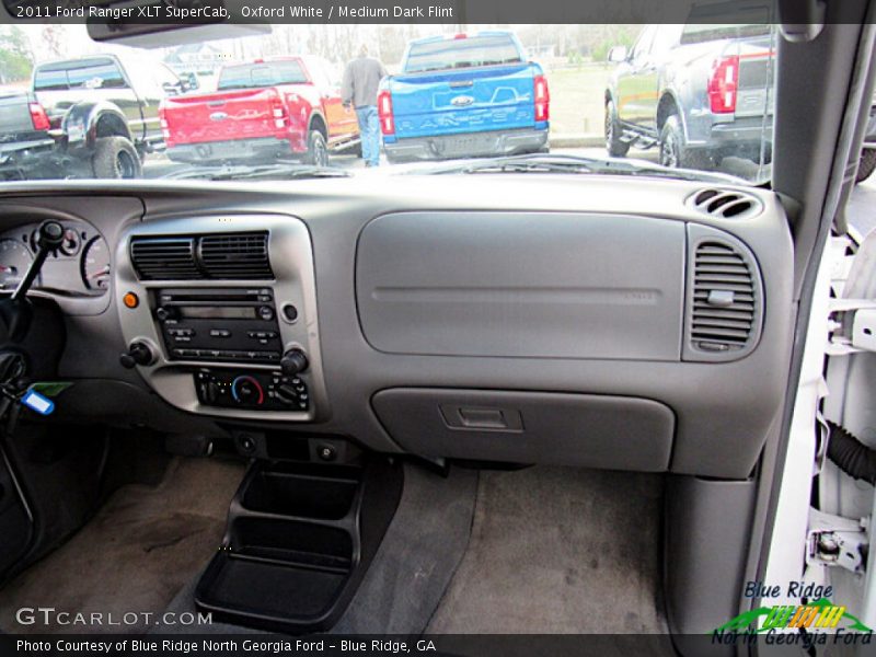 Oxford White / Medium Dark Flint 2011 Ford Ranger XLT SuperCab