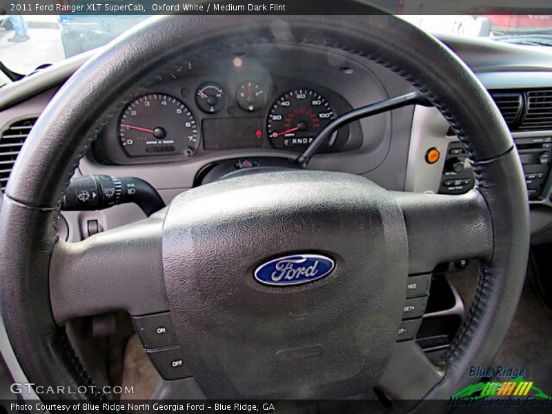 Oxford White / Medium Dark Flint 2011 Ford Ranger XLT SuperCab