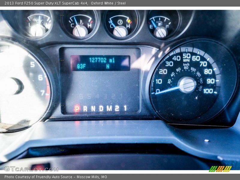 Oxford White / Steel 2013 Ford F250 Super Duty XLT SuperCab 4x4