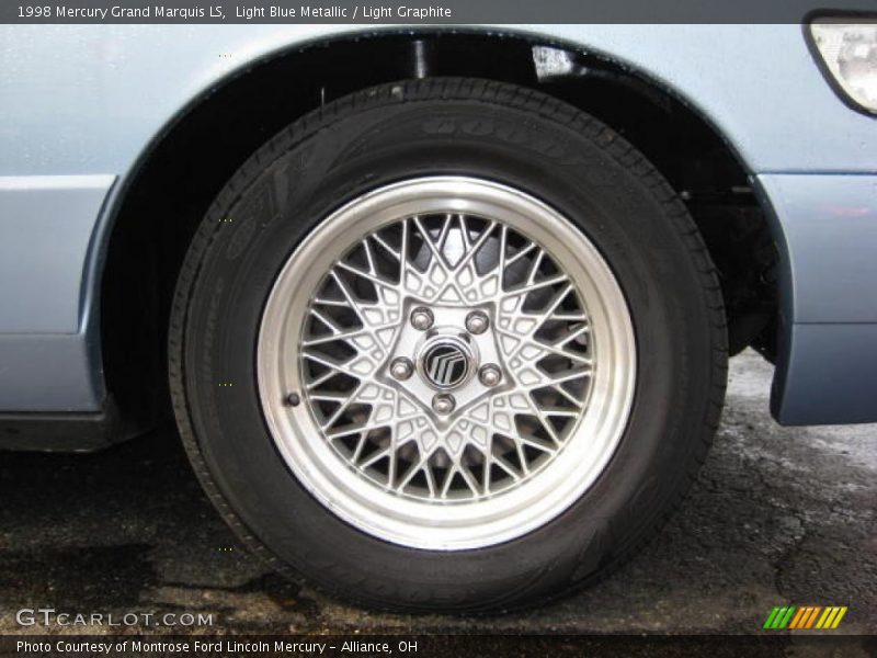 Light Blue Metallic / Light Graphite 1998 Mercury Grand Marquis LS