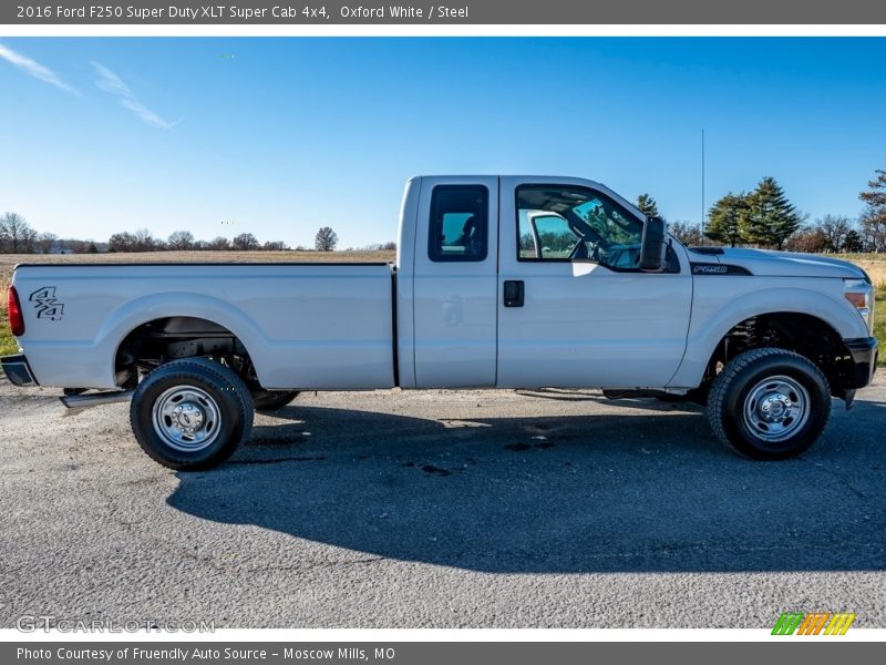Oxford White / Steel 2016 Ford F250 Super Duty XLT Super Cab 4x4