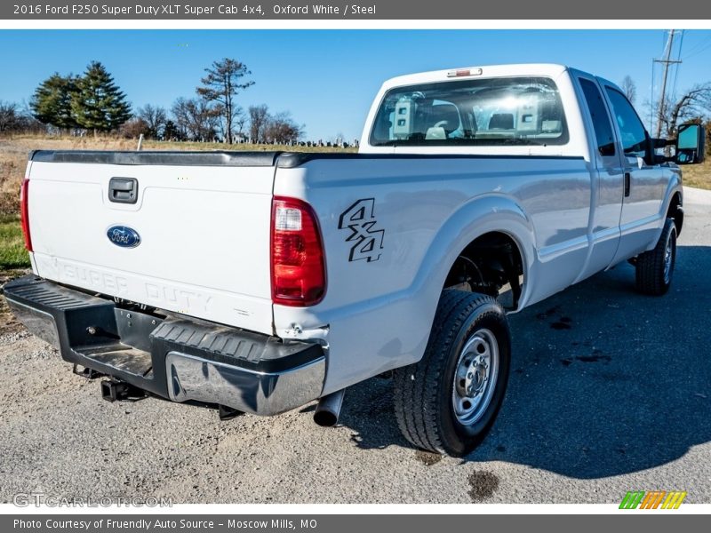 Oxford White / Steel 2016 Ford F250 Super Duty XLT Super Cab 4x4