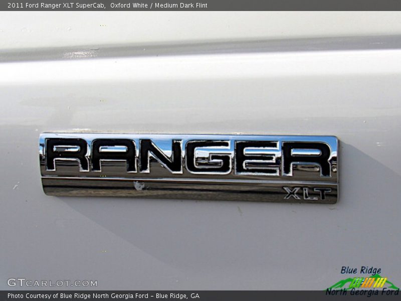 Oxford White / Medium Dark Flint 2011 Ford Ranger XLT SuperCab