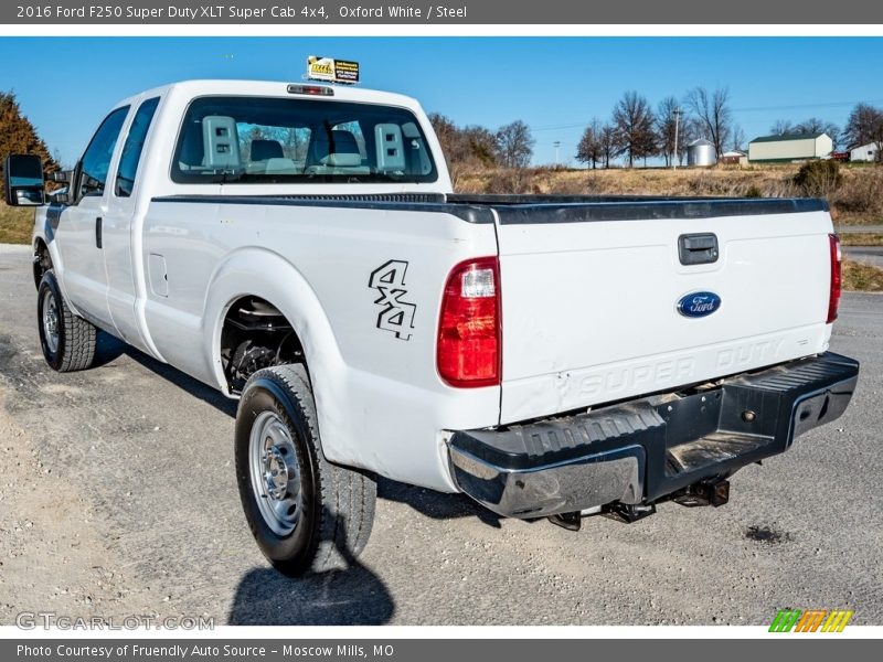 Oxford White / Steel 2016 Ford F250 Super Duty XLT Super Cab 4x4